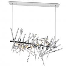 CWI LIGHTING 1154P37-9-601 - Icicle 9 Light Chandelier With Chrome Finish