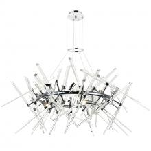 CWI LIGHTING 1154P42-12-601-R - Icicle 12 Light Chandelier With Chrome Finish