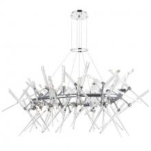 CWI LIGHTING 1154P43-12-601-O - Icicle 12 Light Chandelier With Chrome Finish