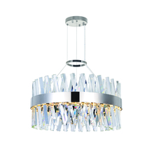 CWI LIGHTING 1220P24-601 - Glace LED Chandelier With Chrome Finish