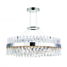 CWI LIGHTING 1220P40-601-O - Glace LED Chandelier With Chrome Finish