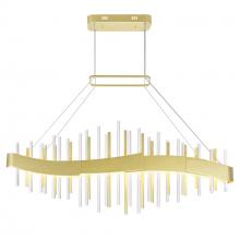 CWI LIGHTING 1245P40-602 - Millipede 40 in LED Satin Gold Chandelier