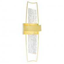 CWI LIGHTING 1246W8-602 - Guadiana Integrated LED Satin Gold Wall Light