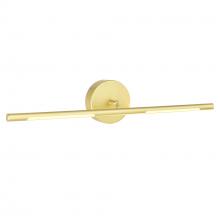 CWI LIGHTING 1375W24-1-602 - Oskil LED Integrated Wall Light With Satin Gold Finish