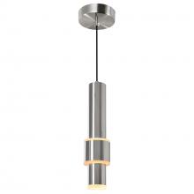 CWI LIGHTING 1390P5-1-606 - Lena LED Integrated Mini Pendant With Satin Nickel Finish