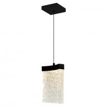 CWI LIGHTING 1587P6-1-101 - Lava Integrated LED Black Mini Pendant