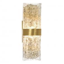 CWI LIGHTING 1587W20-2-624 - Lava Integrated LED Brass Wall Light