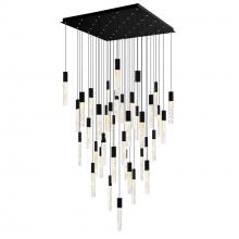 CWI LIGHTING 1589P36-41-101 - Greta Integrated LED Black Chandelier