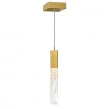 CWI LIGHTING 1589P5-1-624 - Greta Integrated LED Brass Mini Pendant