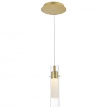 CWI LIGHTING 1606P5-1-602 - Olinda LED Integrated Satin Gold Mini Pendant