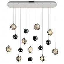 CWI LIGHTING 1673P40-9-613-RC - Salvador 40 in LED Integrated Polished Nickel Chandelier