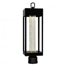 CWI LIGHTING 1696PT5-1-101 - Rochester LED Integrated Black Outdoor Lantern Head