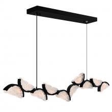 CWI LIGHTING 1715P70-10-101 - Moon Integrated LED Black Chandelier