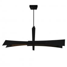 CWI LIGHTING 1717P72-101 - Solara Integrated LED Black Chandelier