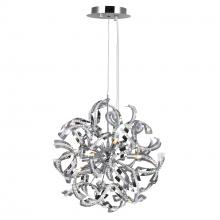 CWI LIGHTING 5067P29C - Swivel 18 Light Chandelier With Chrome Finish