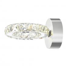 CWI LIGHTING 5080W7ST - Ring LED Wall Sconce With Chrome Finish