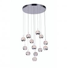 CWI LIGHTING 5444P24C-R - Perrier 13 Light Multi Light Pendant With Chrome Finish