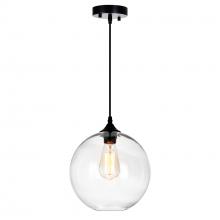 CWI LIGHTING 5553P10-Clear - Glass 1 Light Down Mini Pendant With Clear Finish