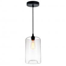 CWI LIGHTING 5553P7-Clear - Glass 1 Light Down Mini Pendant With Clear Finish