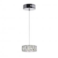 CWI LIGHTING 5626P6-1-601 - Milan LED Mini Pendant With Chrome Finish