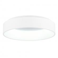 CWI LIGHTING 7103C18-1-104 - Arenal LED Drum Shade Flush Mount With White Finish