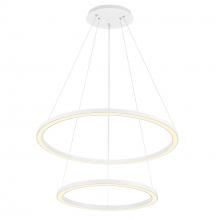 CWI LIGHTING 7112P24-103 - Chalice LED Chandelier With White Finish