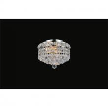 CWI LIGHTING 8002C10C - Luminous 2 Light Flush Mount With Chrome Finish