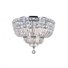 CWI LIGHTING 8003C20C - Stefania 8 Light Bowl Flush Mount With Chrome Finish