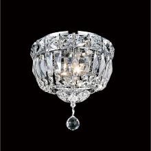 CWI LIGHTING 8003C8C - Stefania 2 Light Bowl Flush Mount With Chrome Finish