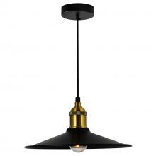 CWI LIGHTING 9605P10-1-101 - Brave 1 Light Black Mini Pendant