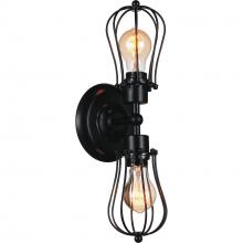 CWI LIGHTING 9610W6-2-101 - Tomaso 2 Light Wall Sconce With Black Finish