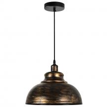 CWI LIGHTING 9612P15-1-128 - Vogel 1 Light Down Pendant With Antique Copper Finish