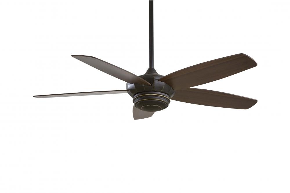 One Light Dark Restoration Bronze Ceiling Fan