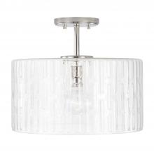 Capital 241311PN - 1 Light Semi-Flush