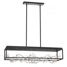 Eurofase 35642-023 - Aerie, 8LT , LED, Rect, Cha, Blk/sil