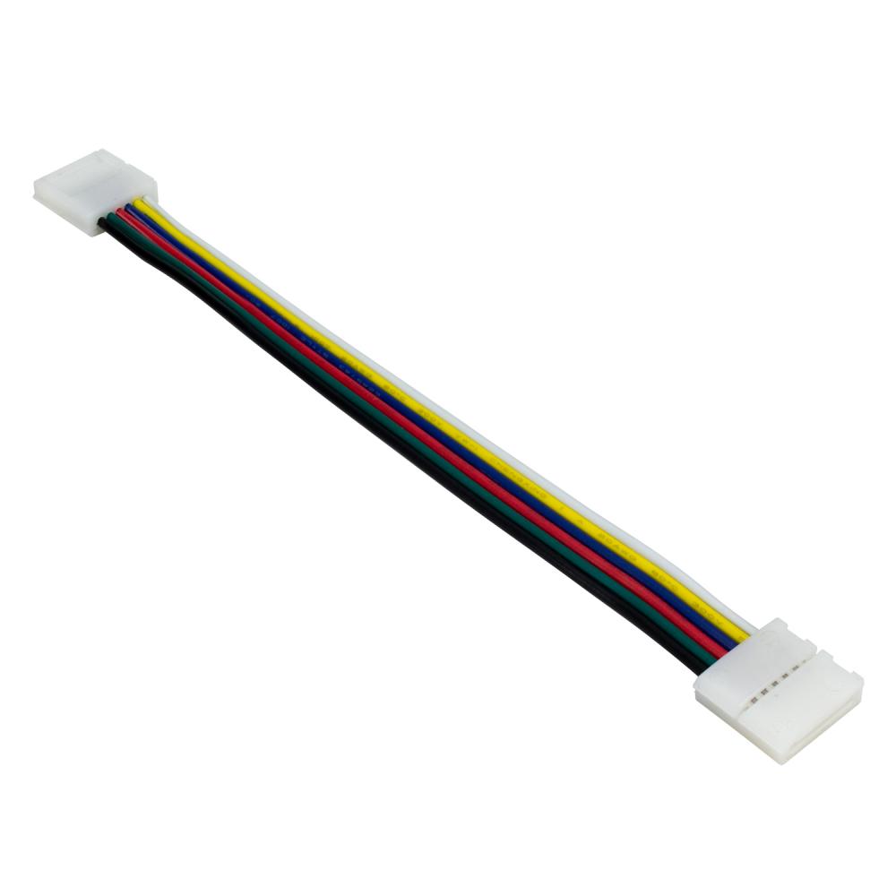 6PIN JUMPER, 12" LENGTH W/ SNAP CONNECTORS