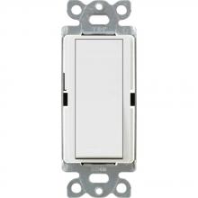 Lutron Electronics CA-3PSNL-WH - CLARO 120VAC/600W 3W SWITCH WH