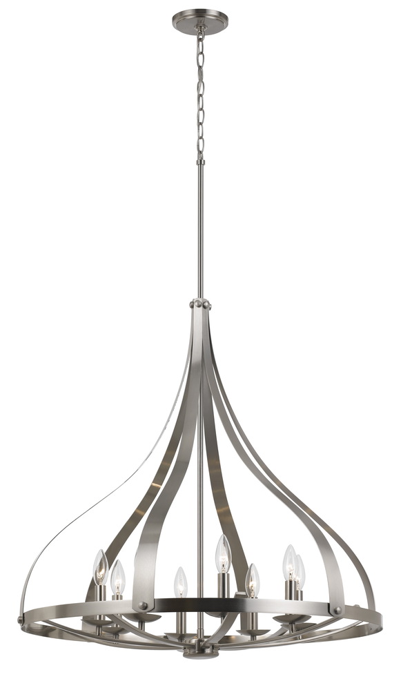 60W X 8 Meridian Chandeliler