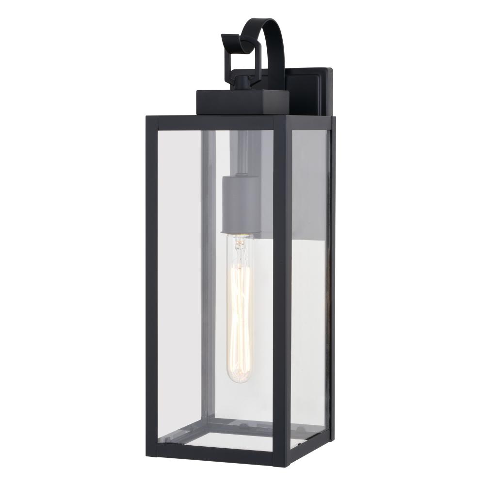 Clinton 6-in. Outdoor Wall Light Matte Black