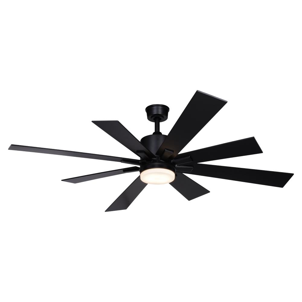 Crawford 60-in. Ceiling Fan Black