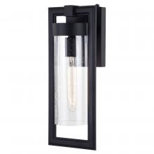 Vaxcel International T0686 - Malmo 6.5-in Outdoor Wall Light Matte Black