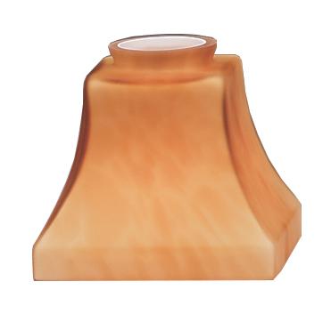 mustard art glass shade (ruskin only)