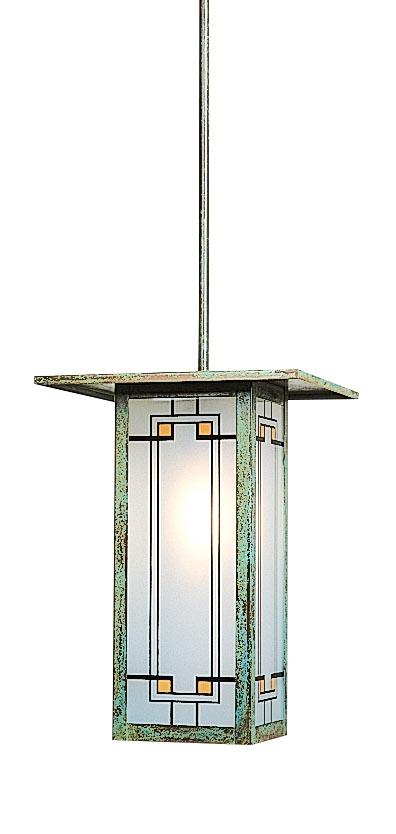 9" franklin long body stem hung pendant