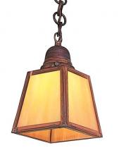 Arroyo Craftsman AH-1TCR-VP - a-line shade pendant with t-bar overlay