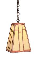 Arroyo Craftsman AH-8OF-MB - 8" asheville hanging pendant