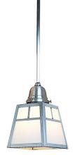 Arroyo Craftsman ASH-1EOF-BK - a-line shade, stem mount pendant without overlay (empty)