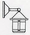 Arroyo Craftsman BB-6SWF-N - 6" berkeley short body wall mount - wet rated