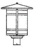 Arroyo Craftsman BP-14LAM-VP - 14" berkeley long body post mount