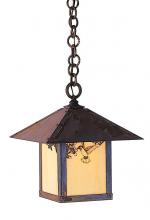 Arroyo Craftsman EH-12ETN-RC - 12" evergreen pendant without overlay (empty)