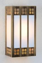 Arroyo Craftsman GSADA-12AM-BK - 12" glasgow "ada" sconce